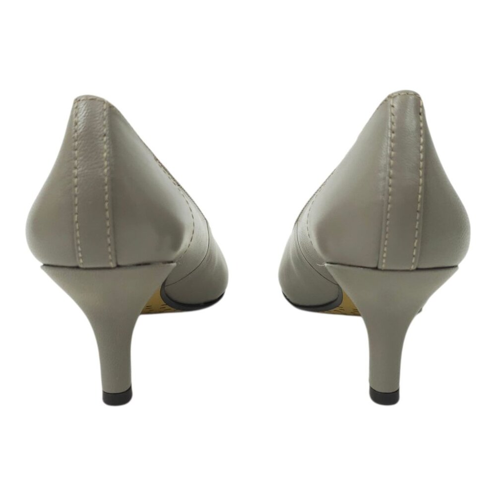 Bella Vita WOW Taupe Pump Womens Size 5 M Kitten Heel Kidskin Leather NEW - Picture 4 of 15